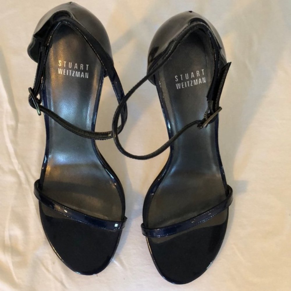 Stuart Weitzman "Nudistsong" navy blue size 9